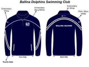 Ballina Dolphin's Half Zip