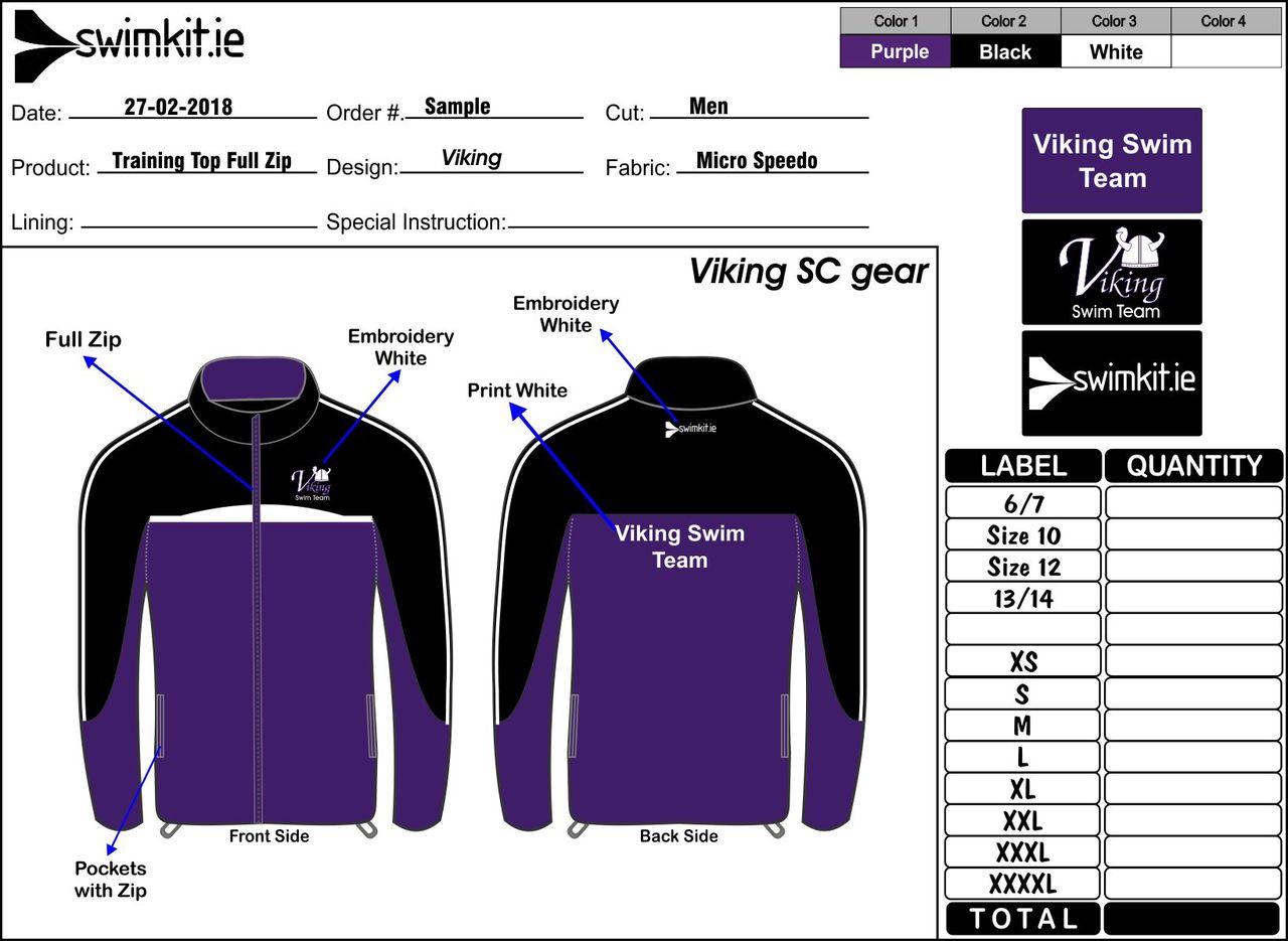 Viking Junior Full Zip Top
