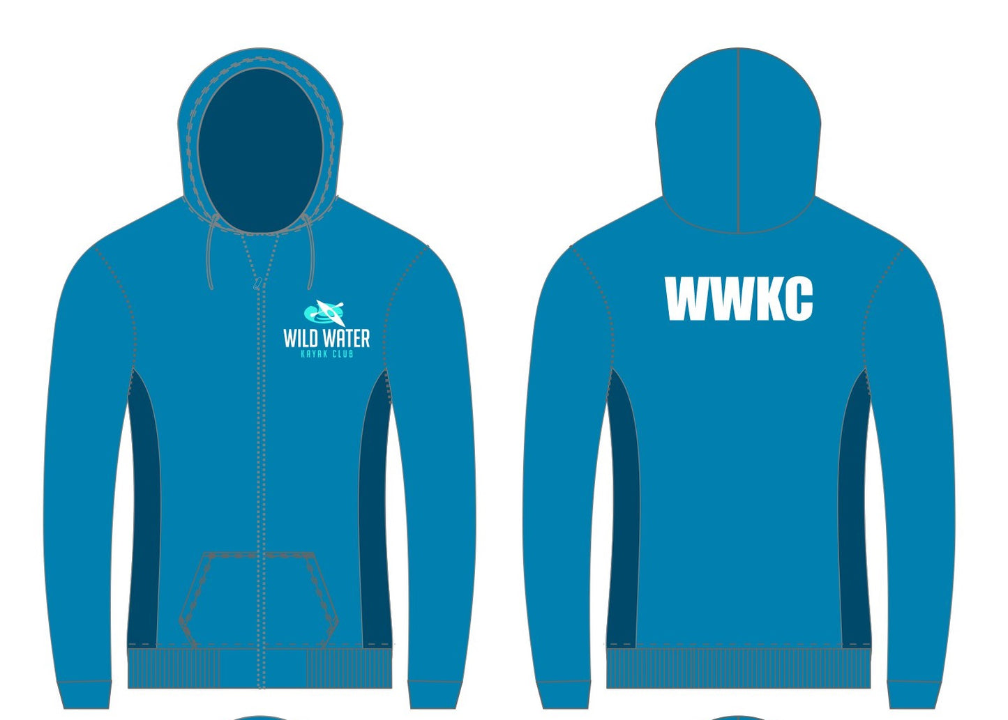 Wild Water Zip Hoodie
