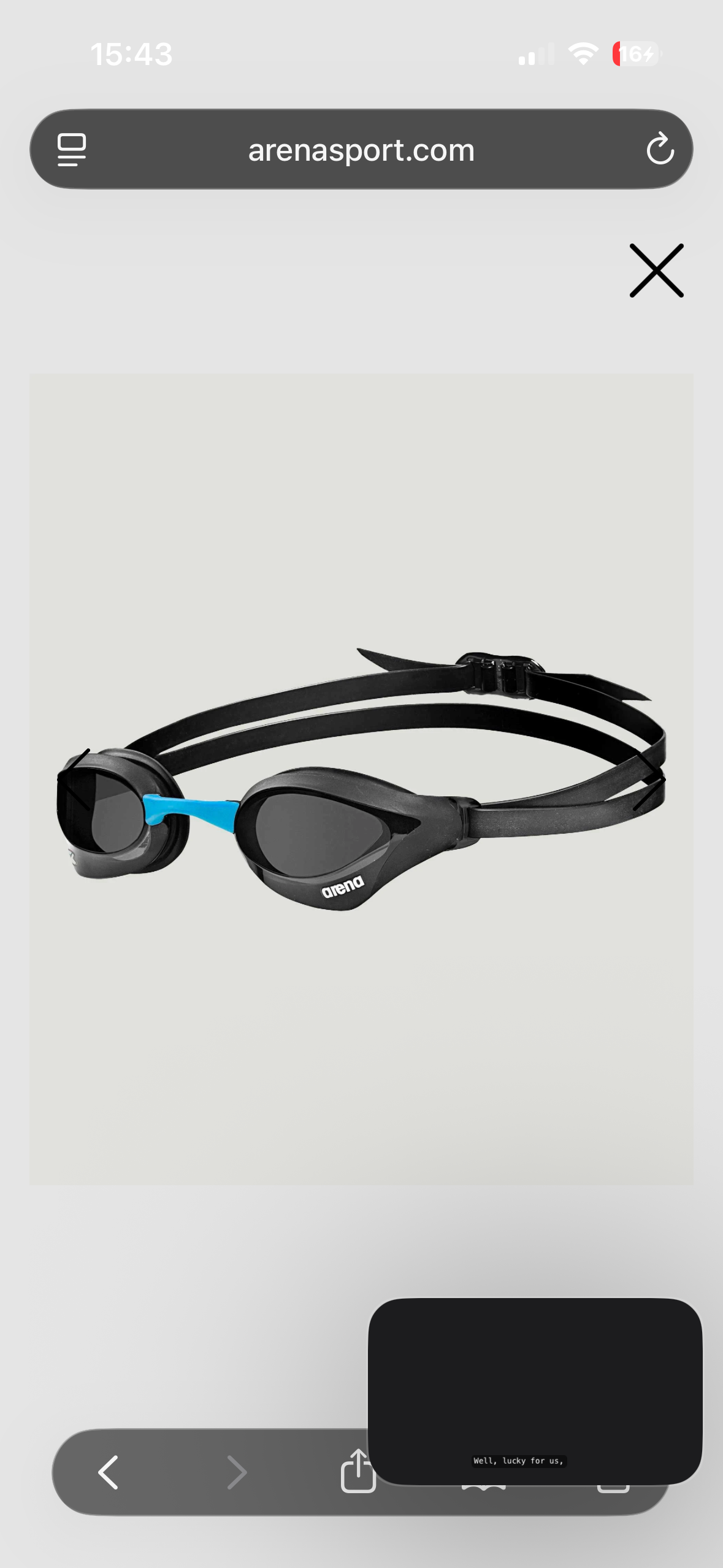 Arena Cobra Core Swipe