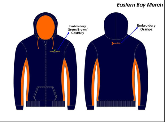 Eastern Bay Swim Team - Hoodie with Zip