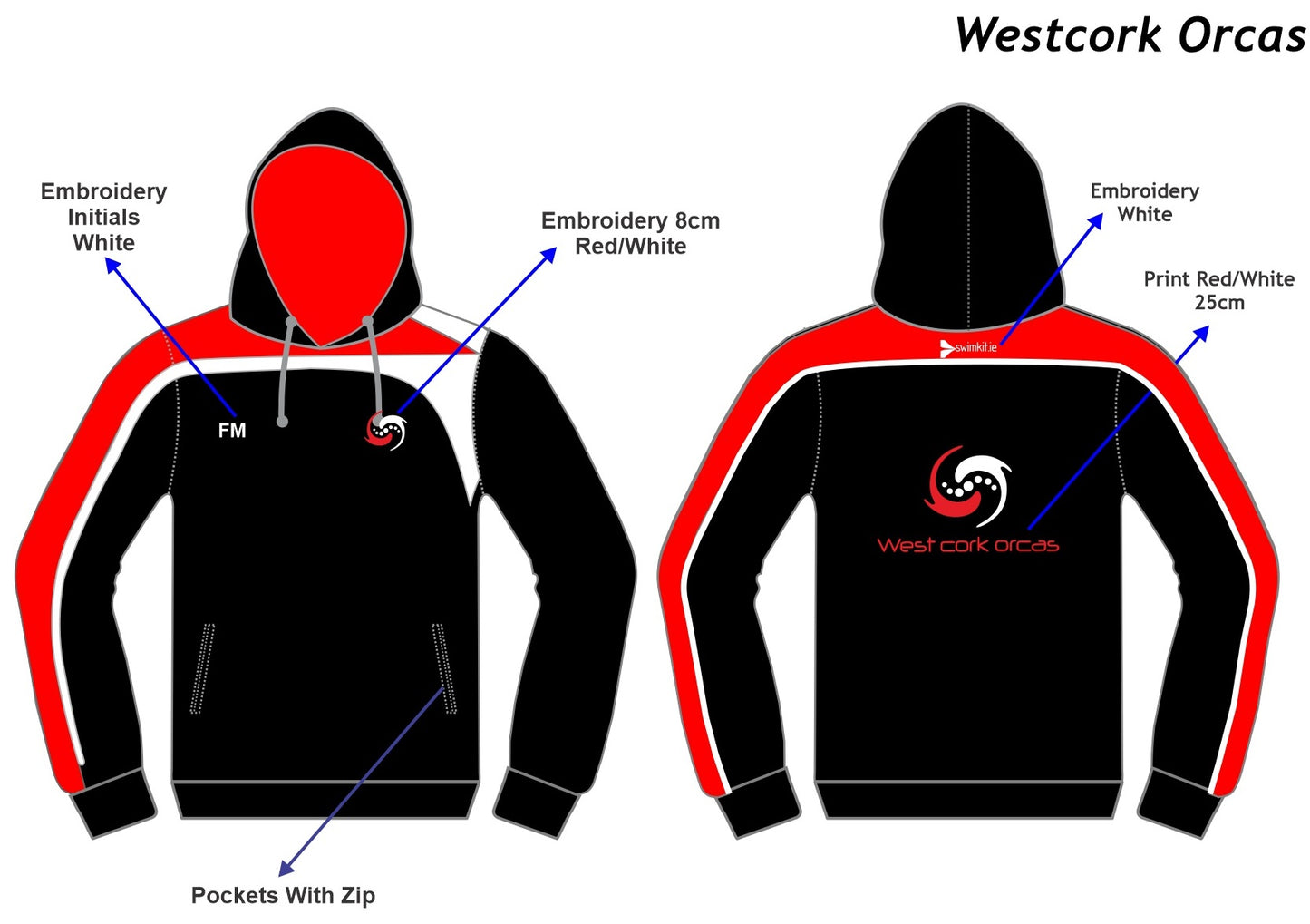 West Cork Orcas Hoodie