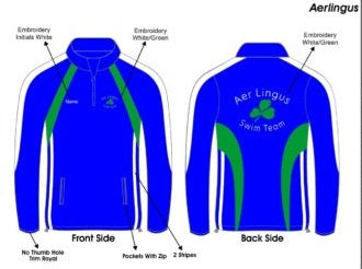 Aer Lingus Half Zip Training Top