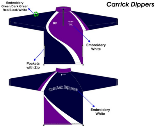 Carrick Dippers Half Zip Top