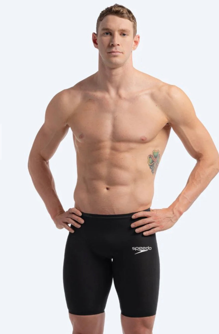 Speedo Fastskin LZR Valor Jammer Green Blue Mens Swim Shorts