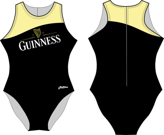 Guinness Swim Suits Ladies Zipperback