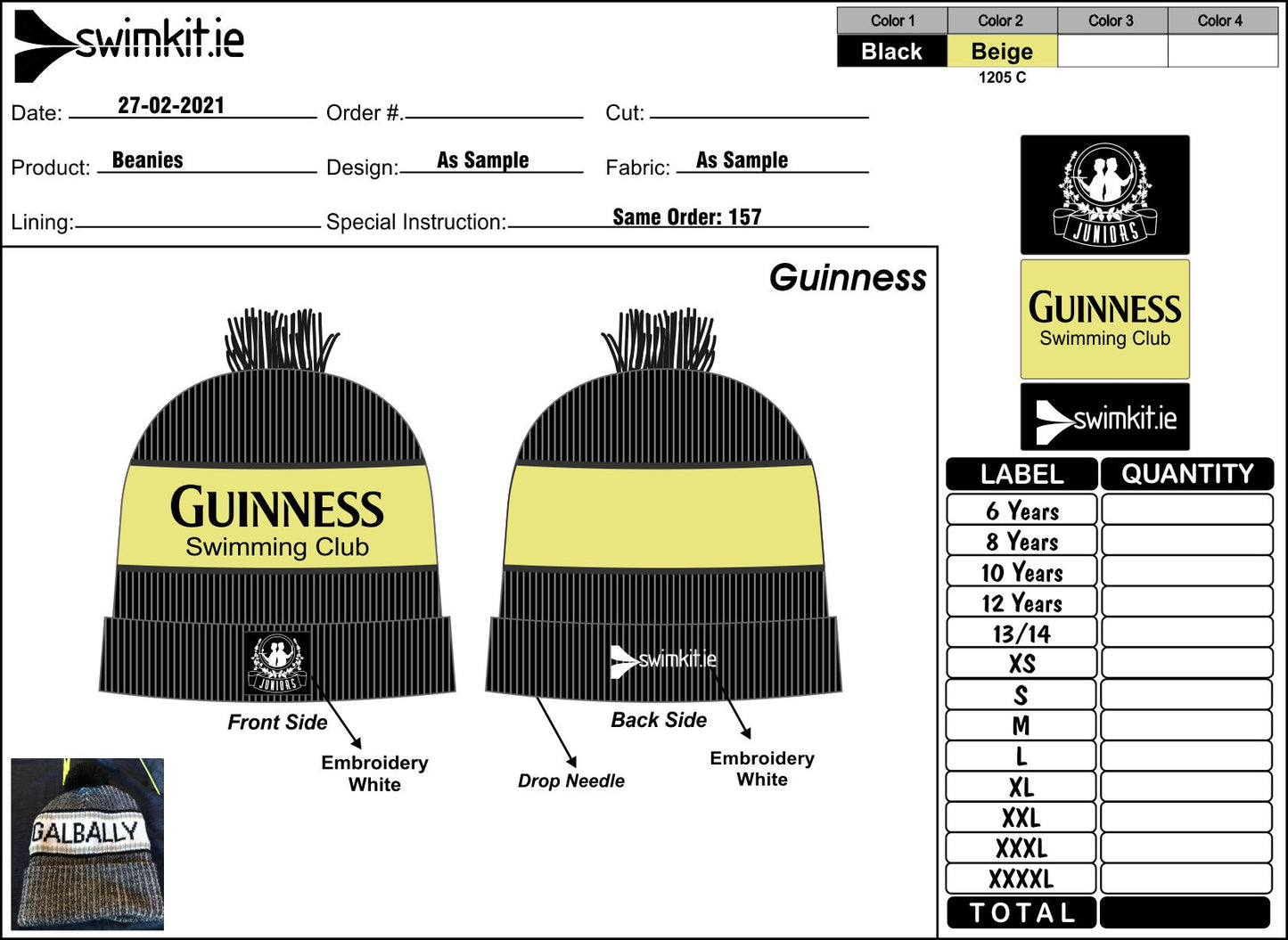 Guinness Beanie