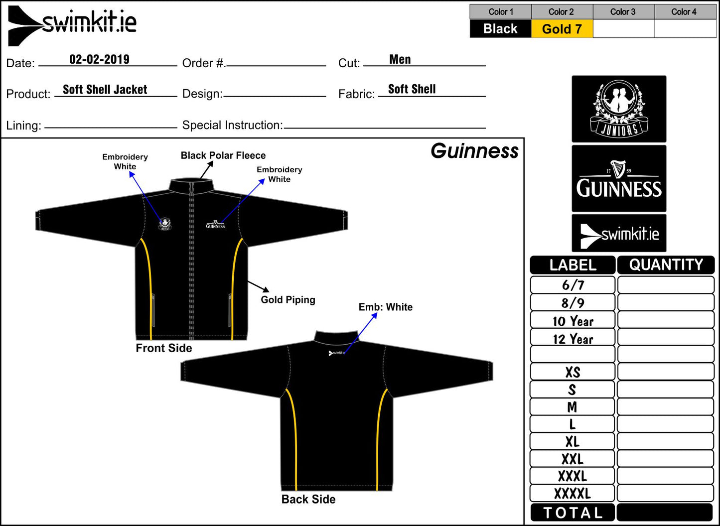 Guinness Soft Shell Jacket