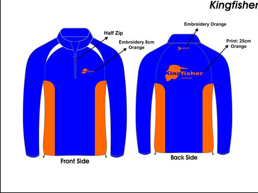 Kingfisher Half Zip Training Top - Senior