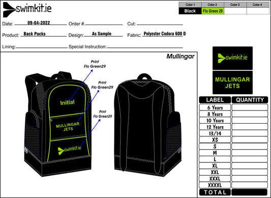 Mullingar Jets Backpack