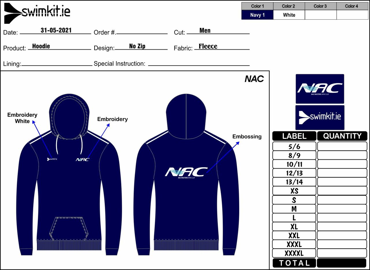 NAC Masters Hoodie