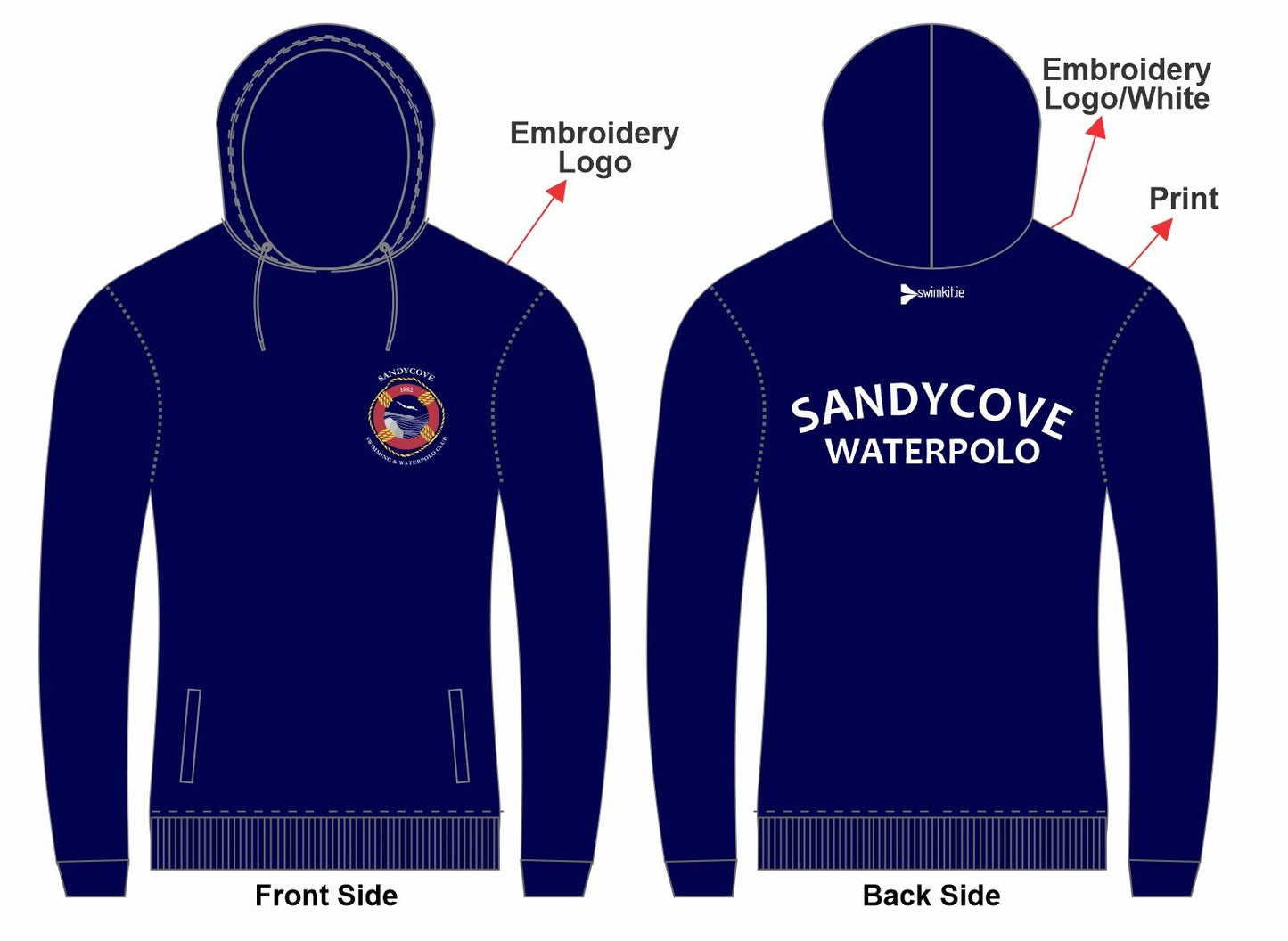 Sandycove Waterpolo Hoodie