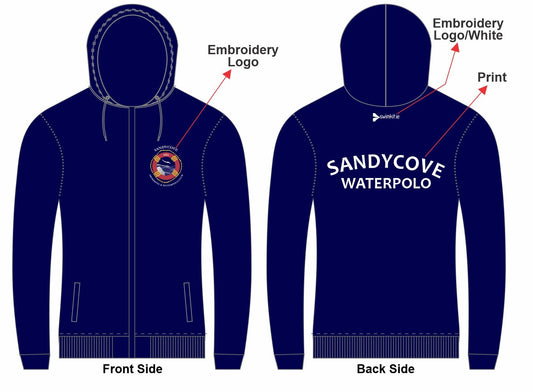Sandycove Waterpolo Zip Hoodie