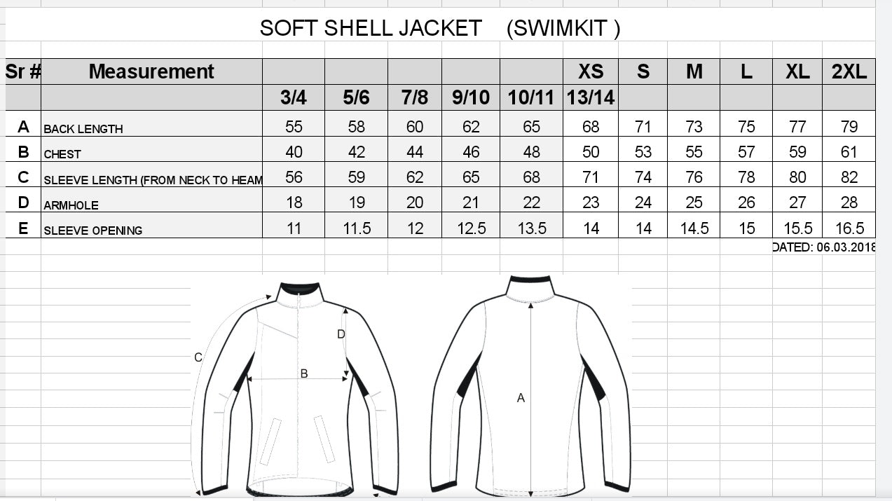 Eastern Bay Swim Team - Soft Shell Jacket