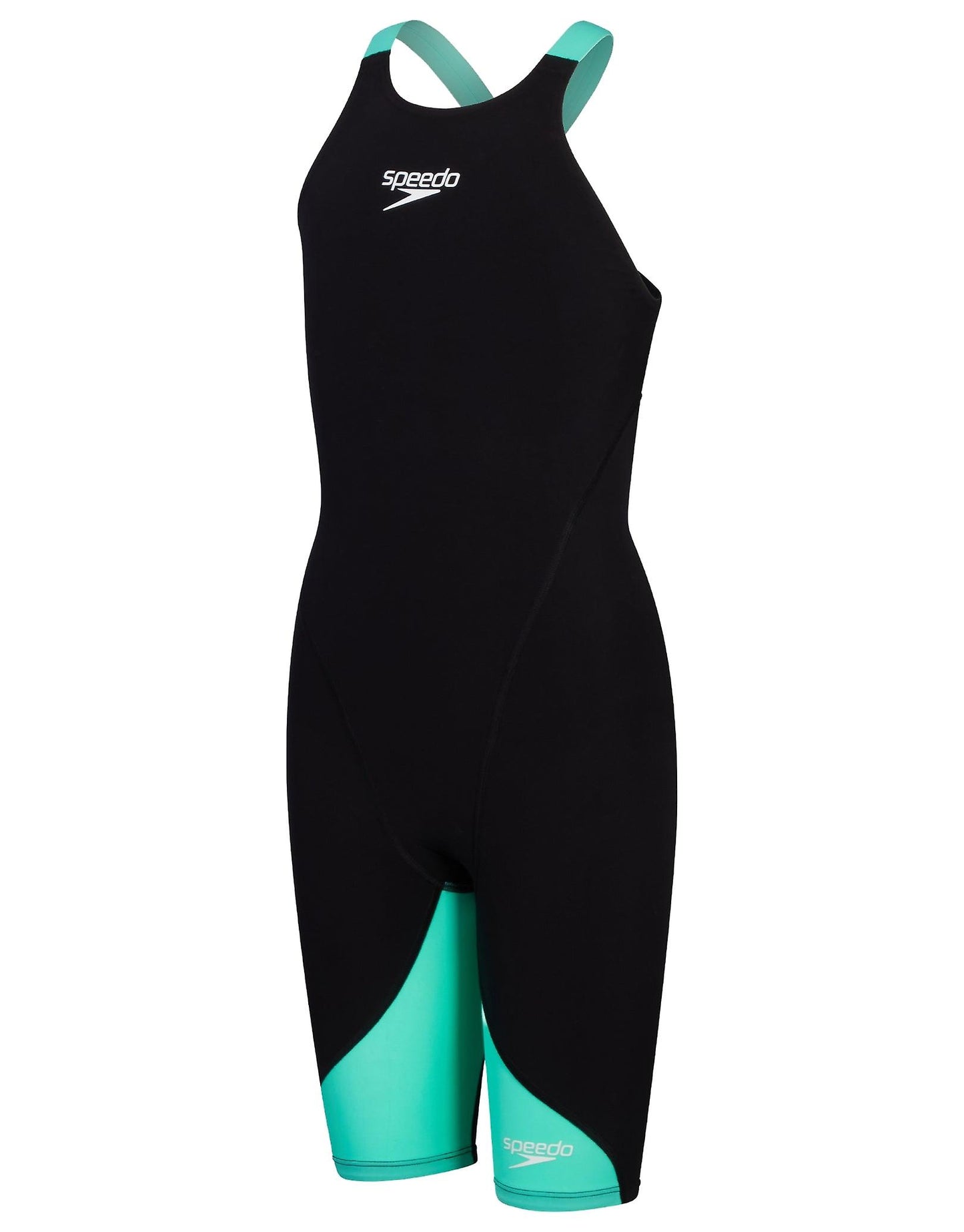 Speedo Girls Fastskin Junior LZR Ignite Kneeskin - Black/Blue