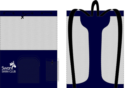 Swan Mesh Bag With Pockets