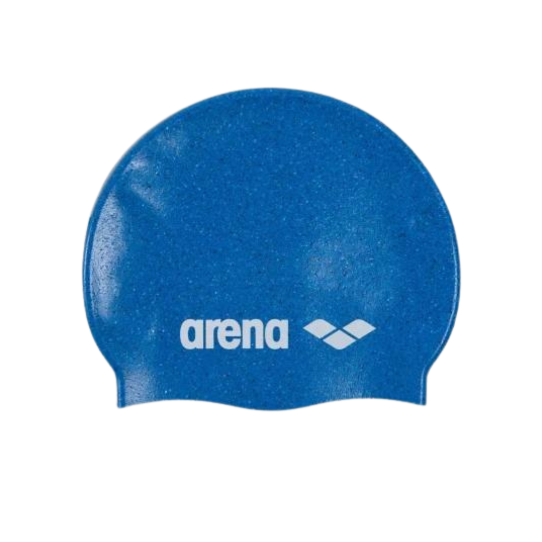 Arena Junior Classic Silcone Cap Blue Multi- 12 Pack