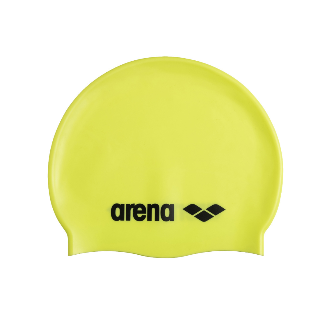 Arena Classic Silcone Cap Light Yellow- 12 Pack