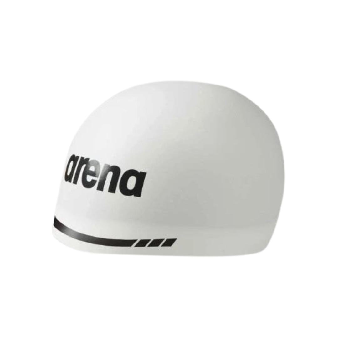 Arena 3D Soft Swimcap White- 6 Pack