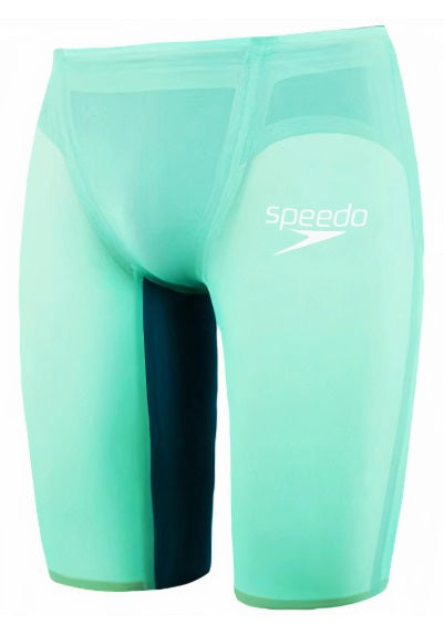 Speedo Fastskin LZR Valor Jammer Green Blue Mens Swim Shorts